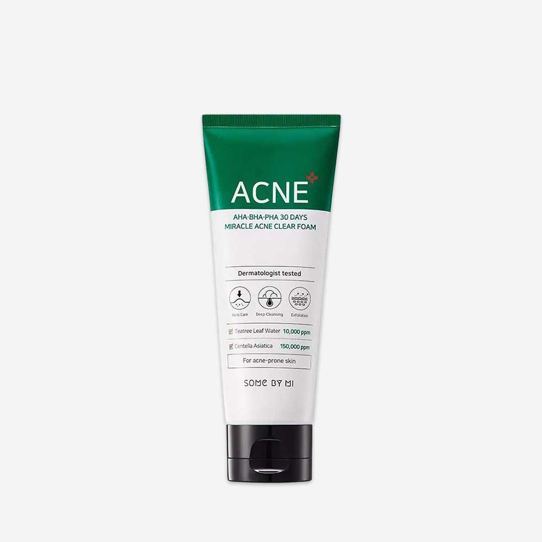 Some by mi Aha,BHA,PHA 30 Days Miracle Acne Clear Foam – 100ml