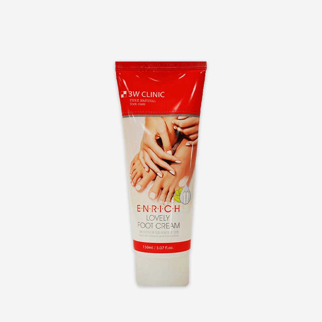 3w clinic enrich lovely foot cream – 150ml