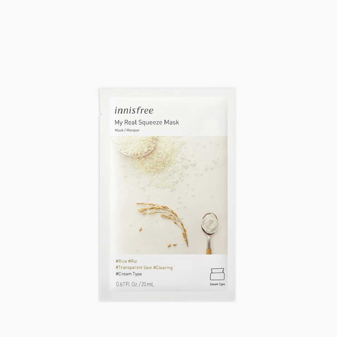 Innisfree My real squeeze mask (Rice)-20ml